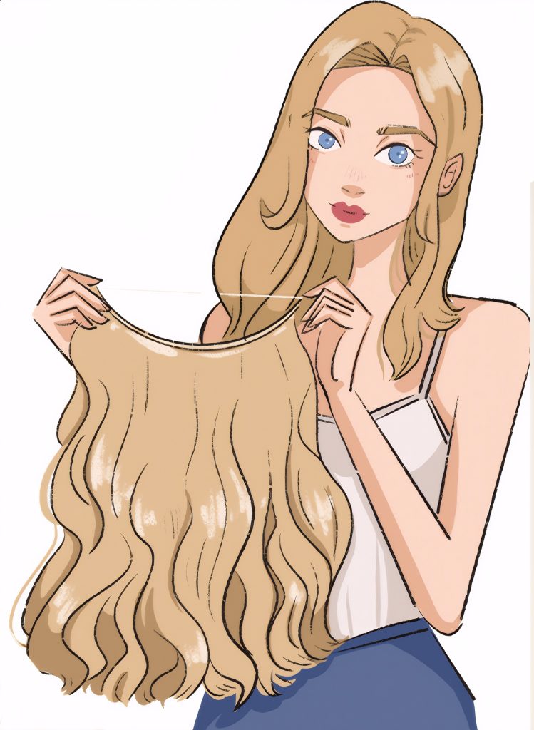halo hair extensions