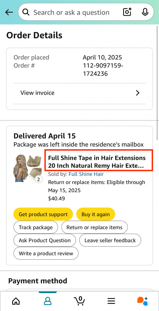 Tape ins